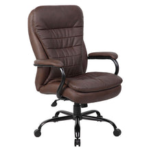 Load image into Gallery viewer, Big &amp; Tall Brown Padded Office Chair

