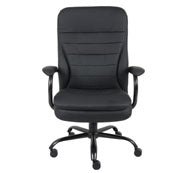 Big & Tall Black Padded Office Chair