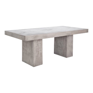 Unique Concrete 63" Outdoor Meeting Table or Desk