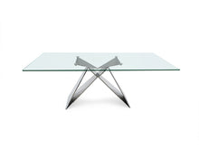 Load image into Gallery viewer, 86&quot; Executive Office Desk or Conference Table in Glass &amp; Steel
