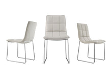 Load image into Gallery viewer, Gray Leatherette Guest or Conference Chair w/ Checked Design (Set of 2)

