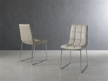 Load image into Gallery viewer, Gray Leatherette Guest or Conference Chair w/ Checked Design (Set of 2)
