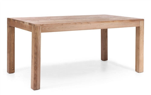 Verona Solid Wood Desk with Natural Distressed Finish