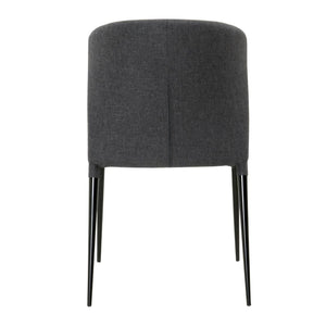 Simple Lightweight Charcoal Guest or Conference Chairs (Set of 4)