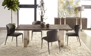 Simple Lightweight Charcoal Guest or Conference Chairs (Set of 4)