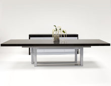Load image into Gallery viewer, Elegant-Chic Gray Oak Lacquer Conference Table (Extends from 85&quot; to 125&quot;)
