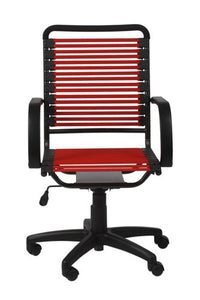 Bungee Comfortable Modern Chair with Red Supports