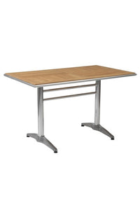 47" Solid Wood & Aluminum Office Desk