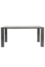 Load image into Gallery viewer, 63&quot; Sleek Gray Lacquer Executive Desk
