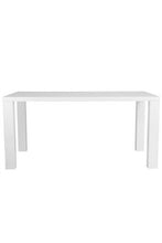 Load image into Gallery viewer, 63&quot; White Lacquer Modern Executive Desk
