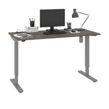 Load image into Gallery viewer, Electric Adjustable 72&quot; Desk in Bark Gray
