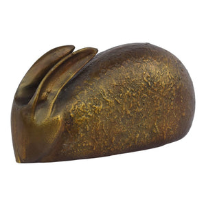 Office Decor of Gold Bunny
