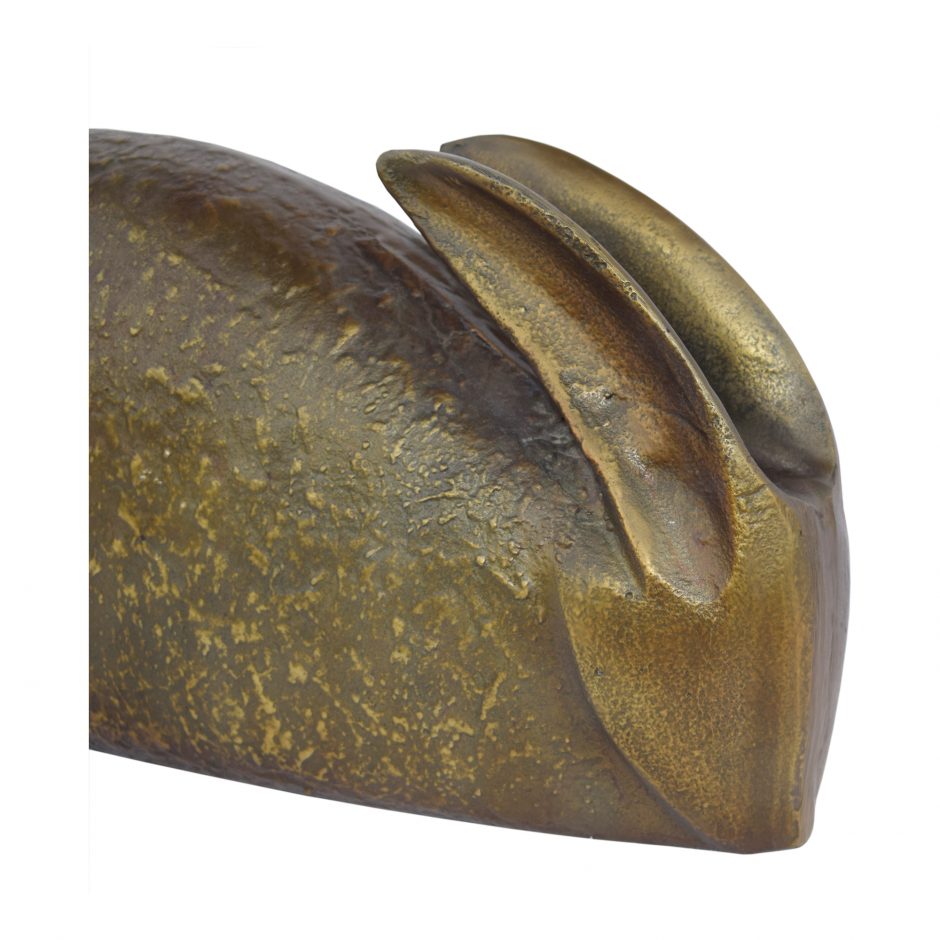 Office Decor of Gold Bunny