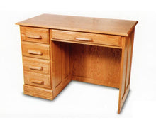 Load image into Gallery viewer, Solid Oak Single Pedestal Office Desk with Finish Options

