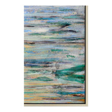 Load image into Gallery viewer, 48&quot; x 70&quot; Soft Acrylic Wall Art in Warm Green &amp; Blue
