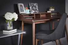 Load image into Gallery viewer, Elegant &amp; Versatile 47&quot; American Walnut Writing Desk
