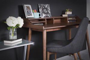 Elegant & Versatile 47" American Walnut Writing Desk