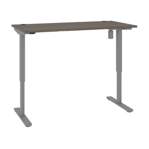 Electric Adjustable 72" Desk in Bark Gray