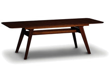 Load image into Gallery viewer, 72&quot; Solid Bamboo Modern Desk or Conference Table with Extension in Dark Walnut
