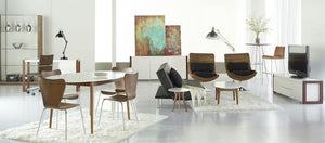 Stylish Oval White Matte and Ash Meeting Table