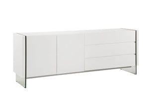 Flip-Top White Modern Desk