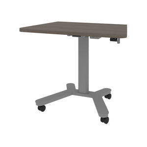 Bark Gray 35" Telescoping Desk