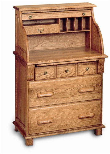 Rolltop Desk Handcrafted from Solid Oak