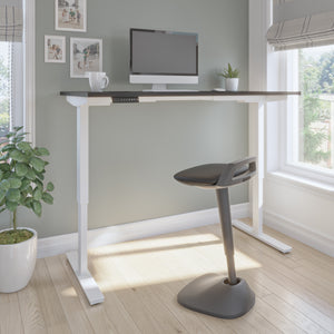 Black 60" Electric-Powered Adjustable Desk
