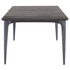 Sleek Black Oak 78" - 94" Extension Conference Table