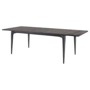 Sleek Black Oak 78" - 94" Extension Conference Table