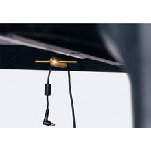 Load image into Gallery viewer, 63&quot; Sleek Charred Oak &amp; Black Concrete Office Desk
