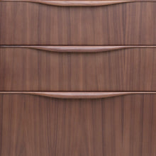 Load image into Gallery viewer, Walnut Office Storage Credenza in Mid-Century Style
