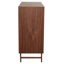 Load image into Gallery viewer, Walnut Office Storage Credenza in Mid-Century Style
