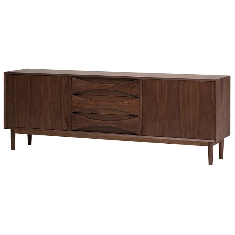 Gorgeous Office Storage Credenza in American Walnut Wood