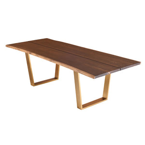 Stylish Seared Oak Executive Desk w/ Different Leg Options
