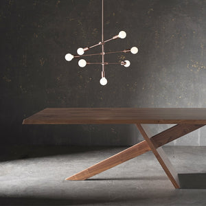 Minimalist Solid Walnut 92" Conference Table