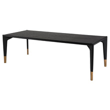 Load image into Gallery viewer, Sleek 92&quot; Onyx Conference Table with Oak Legs
