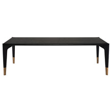 Load image into Gallery viewer, Sleek 92&quot; Onyx Conference Table with Oak Legs
