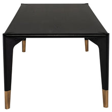 Load image into Gallery viewer, Sleek 92&quot; Onyx Conference Table with Oak Legs
