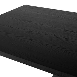 Onyx Woodgrain 79" Conference Table with Beveled Base