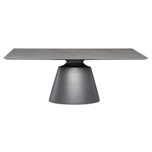 Load image into Gallery viewer, Silver Ceramic 79&quot; Conference Table with Beveled Base

