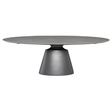 Load image into Gallery viewer, Silver Ceramic 93&quot; Round Conference Table
