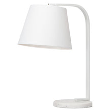 Load image into Gallery viewer, Modern White Steel Table Lamp
