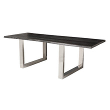 Load image into Gallery viewer, 96&quot; Chic Oxidized Grey Conference Table w/ Stainless Steel Legs
