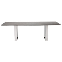 Load image into Gallery viewer, Eye-Catching Oxidized Grey Oak Conference Table &amp; Steel (Multiple Sizes)
