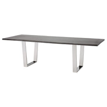 Load image into Gallery viewer, Eye-Catching Oxidized Grey Oak Conference Table &amp; Steel (Multiple Sizes)
