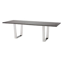 Load image into Gallery viewer, 78&quot; Stylish Oxidized Grey Oak Executive Desk w/ Different Leg Options
