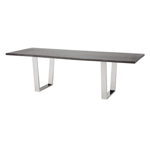 78" Stylish Oxidized Grey Oak Executive Desk w/ Different Leg Options