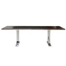 Load image into Gallery viewer, 78&quot; Seared Oak Executive Desk w/ Leg Options
