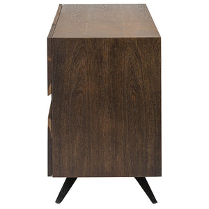 Gorgeous French Oak Storage Credenza w/ Live Edge
